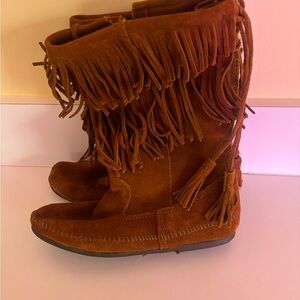 Minnetonka Fringe boots